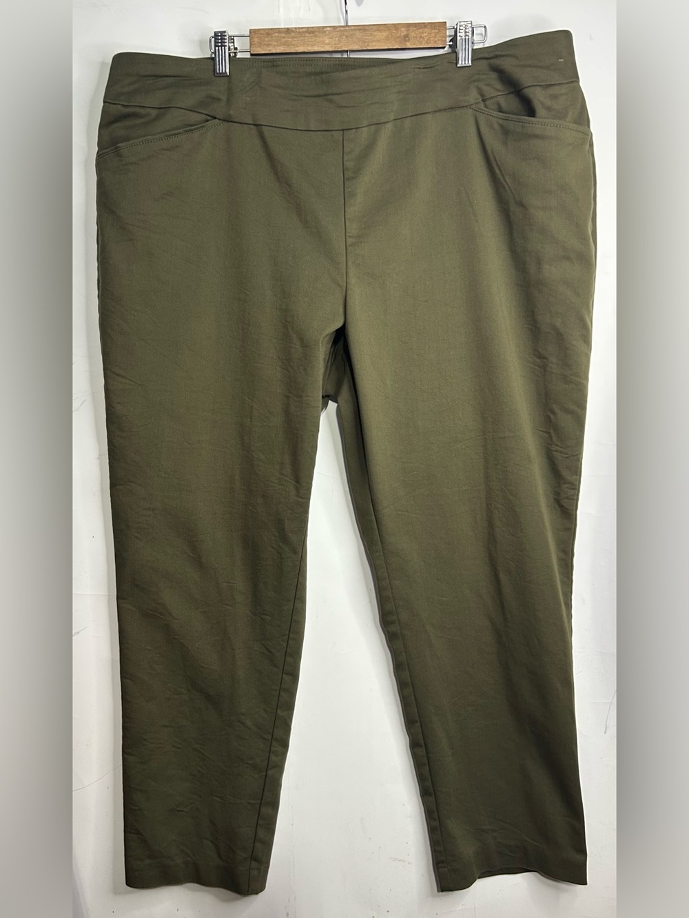 Croft & Barrow Olive Green The Effortless Stretch Pants 22W